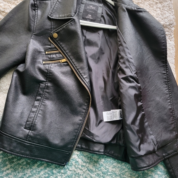 Mavi Black Faux Leather Jacket, S - Picture 6 of 10